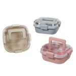 KTC 608 BE - LONCHERA YEMEK BEIGE (BEIGE - PLASTICO - FIBRA DE TRIGO) - Imagen 4