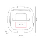 KTC 608 BE - LONCHERA YEMEK BEIGE (BEIGE - PLASTICO - FIBRA DE TRIGO) - Imagen 3