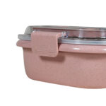 KTC 608 P - LONCHERA YEMEK ROSA (ROSA - PLASTICO - FIBRA DE TRIGO) - Imagen 4