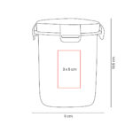 KTC 611 R - VASITO CONTENEDOR KEOP ROJO (ROJO - PLASTICO) - Imagen 3