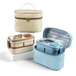 KTC 613 BE - SET PORTAVIANDAS AMANDA BEIGE (BEIGE - POLIESTER - ALUMINIO - PLASTICO) - Imagen 11