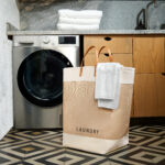 KTC 630 BE - CESTO PARA ROPA ZOE (BEIGE - POLIESTER - ALGODON - FORRO POLIESTER) - Imagen 5