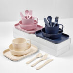 KTC 900 BE - VAJILLA INDIVIDUAL ZEKE BEIGE (BEIGE - PLASTICO - FIBRA DE TRIGO) - Imagen 10