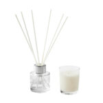 KTC 950 B - SET DE HOGAR ALICE BLANCO (BLANCO - VIDRIO - CERA DE SOYA - FIBRA DE POLIESTER -  FRAGANCIA) - Imagen 5