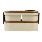 KTC 613 BE - SET PORTAVIANDAS AMANDA BEIGE (BEIGE - POLIESTER - ALUMINIO - PLASTICO) - Imagen 3