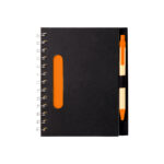 LIBRETA ECOLÓGICA SIDNEY NARANJA LB-005O ( LB-005 - LB005 - LIBRETAS,CON BOLÍGRAFO,ESPIRAL )