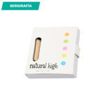 MINI LIBRETA ECOLÓGICA PAMPLONA CARTON LB-018C ( LB-018 - LB018 - LIBRETAS,CON BOLÍGRAFO ) - Imagen 3