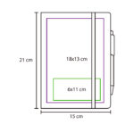 LIBRETA INDUS ROJO LB-030R ( LB-030 - LB030 - CON BOLÍGRAFO ) - Imagen 2