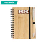 LIBRETA TORUN BAMBÚ LB-063C ( LB-063 - LB063 - ECOLÓGICAS,CON BOLÍGRAFO,ESPIRAL ) - Imagen 3