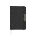 LIBRETA DE RPET DERUTA NEGRO LB-078N ( LB-078 - LB078 - ECOLÓGICAS )