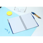 LIBRETA CORCOLLE GRIS CLARO LB-094G ( LB-094 - LB094 - ESPIRAL ) - Imagen 4
