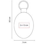 LLAVERO LEGACY NEGRO M 2035 (CURPIEL - METAL) - Imagen 3