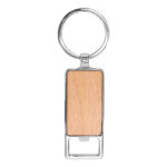 LLAVERO BRONTE BEIGE M 7370 BE (MADERA - METAL) - Imagen 5