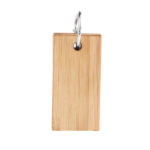 LLAVERO CON NOTAS LOURO BEIGE M 7474 BE (BAMBÚ - METAL) - Imagen 4