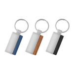 M 7987 AM - LLAVERO SPLIT AZUL MARINO (AZUL MARINO - CURPIEL - METAL) - Imagen 4