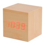 RELOJ TIME CUBE BEIGE MK 120 (MADERA) - Imagen 2