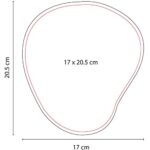 MOUSE PAD BEAN AZUL MOP 004 A (POLIURETANO) - Imagen 2