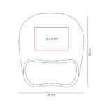 MOP 022 G - MOUSE PAD HOOVER (GRIS - POLIESTER - RUBBER) - Imagen 5