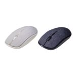 MOU 090 G - MOUSE WELLE GRIS (GRIS - PLASTICO - POLIESTER) - Imagen 4