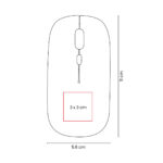 MOU 100 N - MOUSE DOUGLAS NEGRO (NEGRO - PLASTICO) - Imagen 5