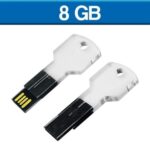 MEMORIA USB KEY 8GB (USB124-U) TRANSPARENTE