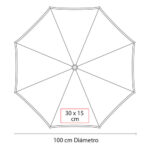 PARAGUAS FRYDEK AZUL PAR 01 A (POLIÉSTER) - Imagen 2