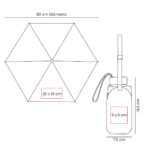 PAR 032 A - PARAGUAS VENUS AZUL (AZUL - POLIESTER - METAL - CURPIEL) - Imagen 5