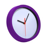 RELOJ DE PARED DE PLÁSTICO MORADO PD-002M ( PD-002 - PD002 - PARED Y ESCRITORIO )