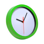 RELOJ DE PARED DE PLÁSTICO VERDE PD-002V ( PD-002 - PD002 - PARED Y ESCRITORIO )