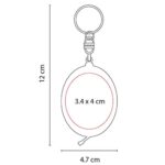 LLAVERO FLEXÓMETRO OVALADO BLANCO PRO 008 B (PLÁSTICO) - Imagen 2