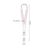 PRO 014 BE - PORTAGAFETE ECO JASNY (BEIGE - CANVAS - PLASTICO - FIBRA DE TRIGO) - Imagen 3