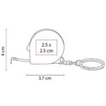 LLAVERO FLEXÓMETRO MEASURE BLANCO PRO 018 B (PLÁSTICO) - Imagen 3