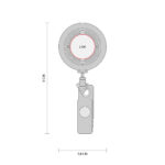 PORTAGAFETE FLEXÓMETRO DOT AMARILLO PRO 098 Y (PLÁSTICO) - Imagen 3