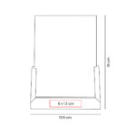 PRT 121 BE - PORTARRETRATO LANGE BEIGE (BEIGE - BAMBU - ACRILICO) - Imagen 3