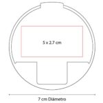 PASTILLERO DELTA BLANCO PT 2166 B (PLÁSTICO) - Imagen 2