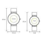 RELOJ DE PULSO PLATA CABALLERO RP-056S ( RP-056 - RP056 - RELOJES DE PULSO ) - Imagen 4