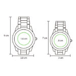 RELOJ DE PULSO DORADO CABALLERO RP-059 ( RP-059 - RP059 - RELOJES DE PULSO ) - Imagen 3