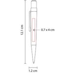 BOLÍGRAFO LESTER NEGRO RQ 015 N (ACERO INOXIDABLE) - Imagen 3