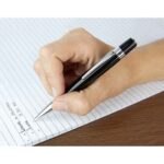 BOLÍGRAFO LESTER NEGRO RQ 015 N (ACERO INOXIDABLE) - Imagen 2