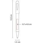 BOLÍGRAFO HEFEI AZUL RQ 1003 (ACERO INOXIDABLE) - Imagen 4