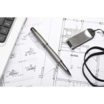 BOLÍGRAFO LACOCK GRIS RQ 1006 G (ACERO INOXIDABLE) - Imagen 3