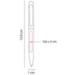 BOLÍGRAFO HAVEL BLANCO RQ 310 B (ALUMINIO) - Imagen 2