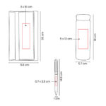 SET 016 A - SET BIRKIN AZUL (AZUL - ACERO INOXIDABLE - PLASTICO - CURPIEL - CARTON) - Imagen 7