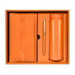 SET 016 O - SET BIRKIN NARANJA (NARANJA - ACERO INOXIDABLE - PLASTICO - CURPIEL - CARTON) - Imagen 2