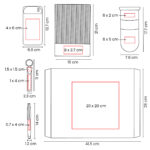 SET 022 N - SET MARMARIS (NEGRO - PAPEL ITALIANO PREMIUM CAJA - ACERO INOXIDABLE, PLASTICO, SILICON TERMO - CURPIEL LIBRETA - ACERO INOXIDABLE BOLIGRAFO - PLASTICO POWER BANK - CURPIEL, METAL LLAVERO) - Imagen 9
