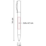 BOLÍGRAFO EKHOR NEGRO SH 1095 N (PLÁSTICO) - Imagen 2