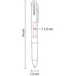 BOLÍGRAFO 3 EN 1 SMOKE ROJO SH 1215 R (PLÁSTICO) - Imagen 3
