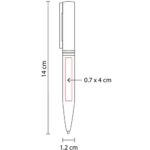 BOLÍGRAFO MAO NEGRO SH 1260 N (ACERO INOXIDABLE) - Imagen 2