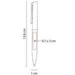 BOLÍGRAFO DURBAN NEGRO SH 1275 N (ACERO INOXIDABLE) - Imagen 2