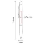 BOLÍGRAFO ACRUX AZUL SH 1370 A (ALUMINIO) - Imagen 2